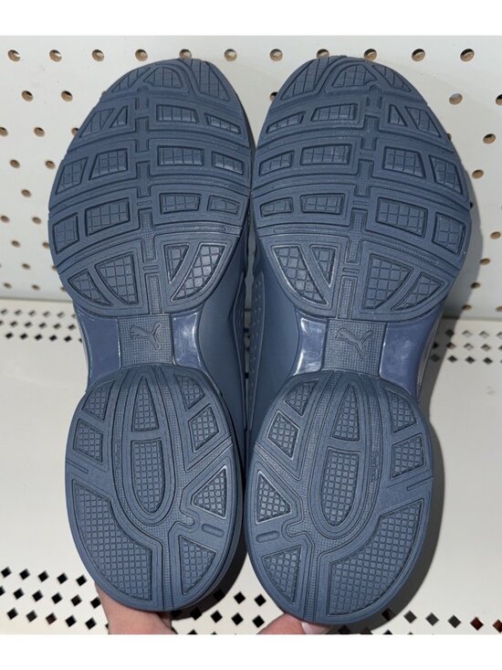 PUMA Viz Runner Mens Athletic Road Running Training Shoes Size 9 WIDE Blue White